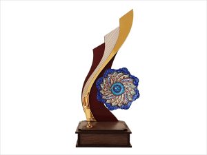 تندیس جا قلمی میناکاری شده