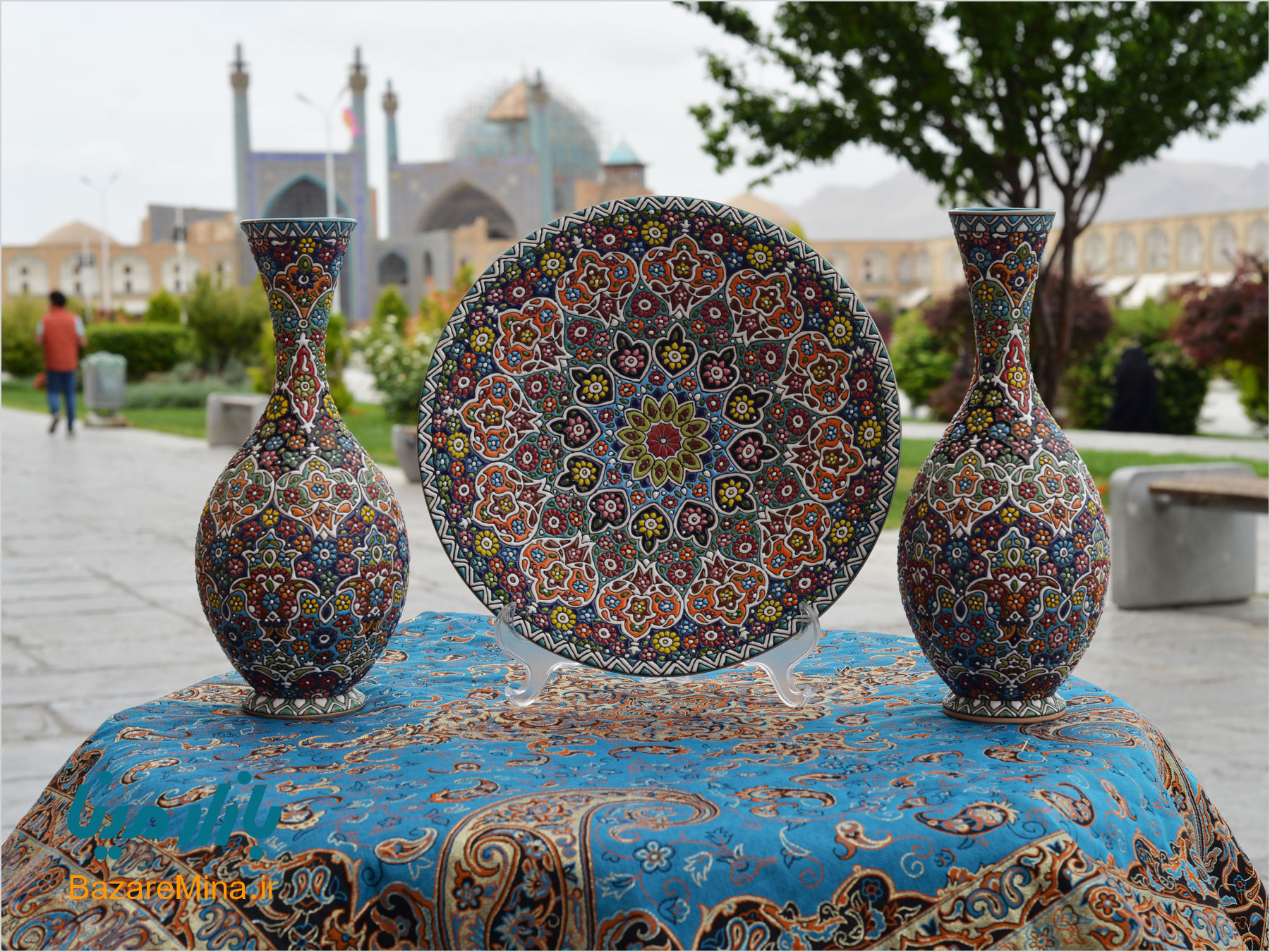 فروش عمده میناکاری روی سفال