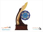 تندیس جاقلمی میناکاری طرح معلم