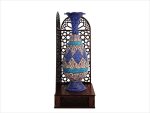 تندیس گلدان مینا کاری 25 سانتی طرح معراج