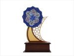 تندیس مشبک میناکاری طرح پرستار