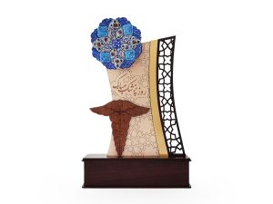 تندیس میناکاری روز پزشک هدیه صنایع دستی