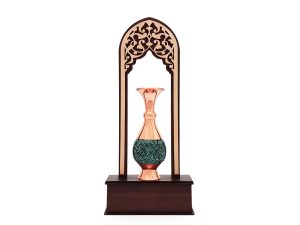 تندیس گلدان فیروزه کوبی طرح سپاس