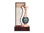 تندیس گلدان مس و پرداز سایز بزرگ