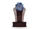 تندیس میناکاری وان یکاد طرح آیه