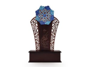 تندیس میناکاری وان یکاد طرح آیه