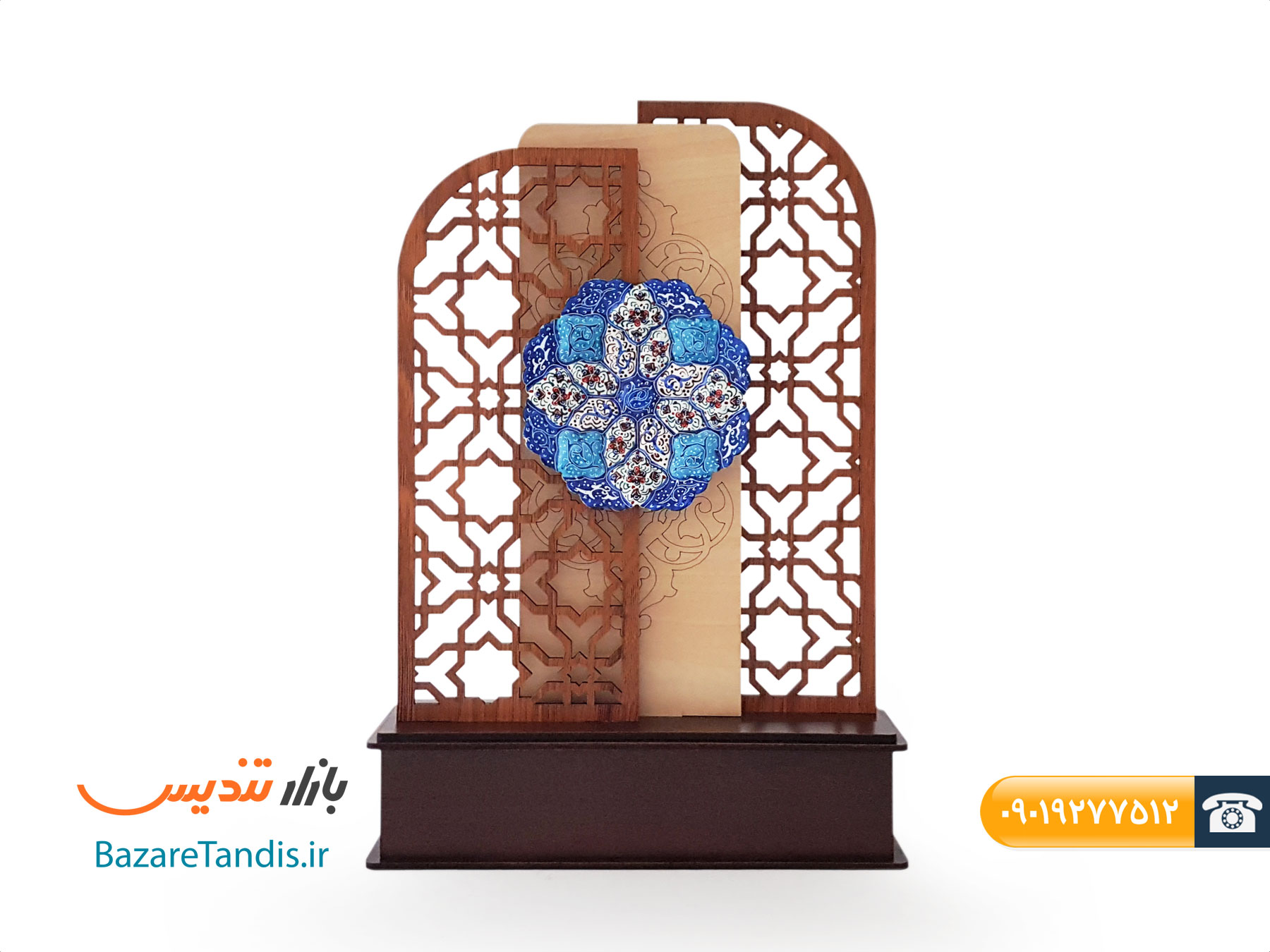 تندیس میناکاری شده سه بعدی طرح میراث 3D