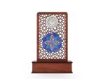 تندیس میناکاری ساعت دار طرح پارسه