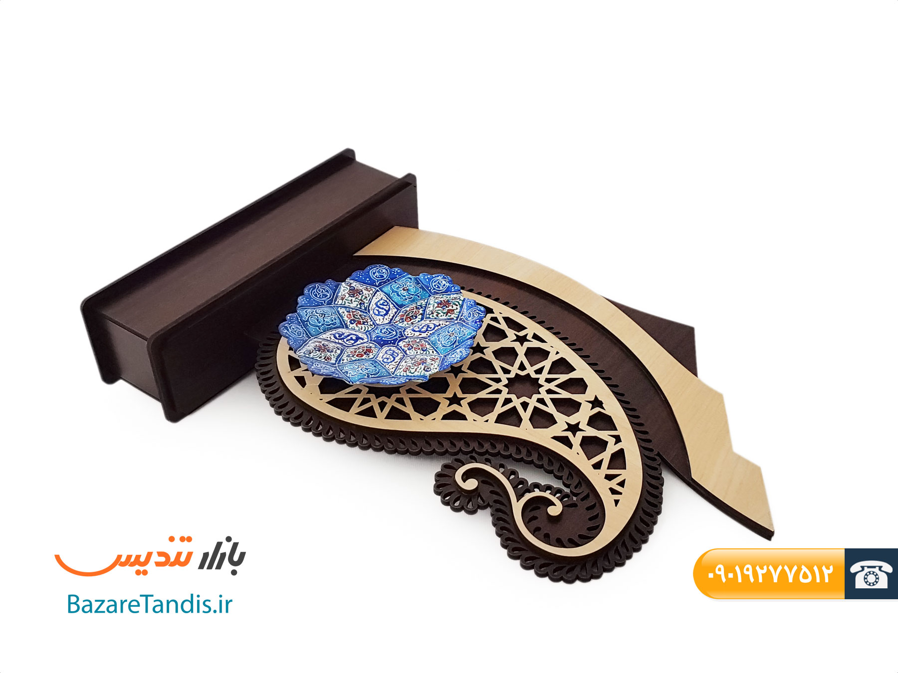 تندیس میناکاری شده طرح سرو