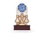 تندیس میناکاری شده طرح وکالت (تندیس میناکاری وکالت)